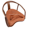 Yoga meditation seat cushion with wooden handrail